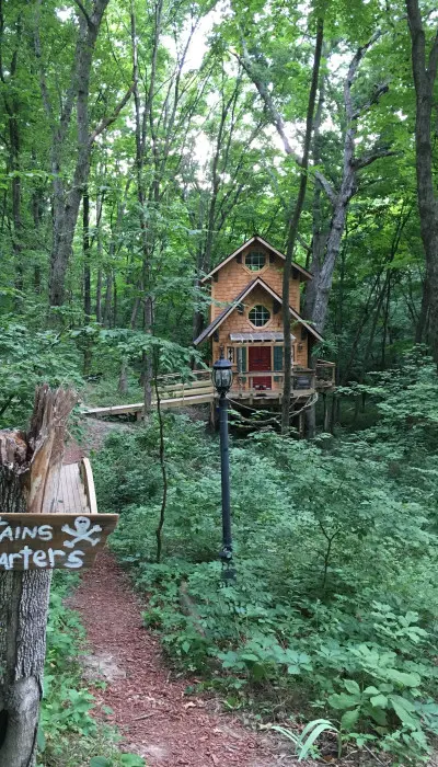 Casa en un bosque