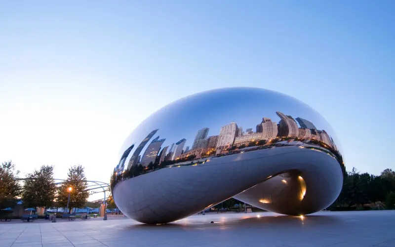 Objeto metálico Cloud Gate