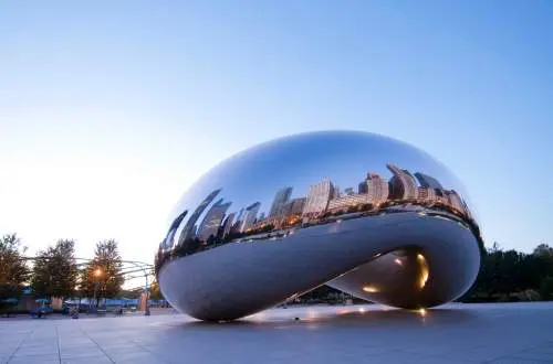 Objeto metálico Cloud Gate