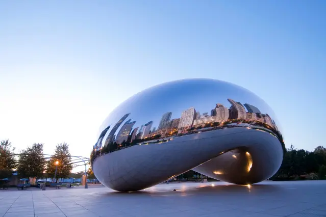 Objeto metálico Cloud Gate