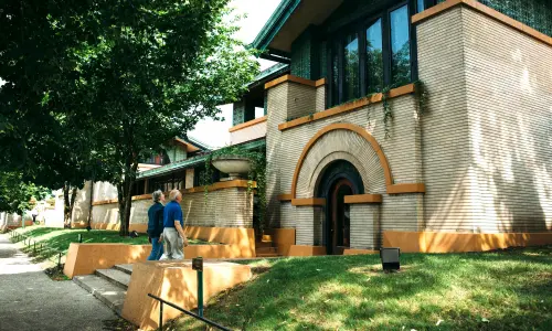 El exterior de una casa