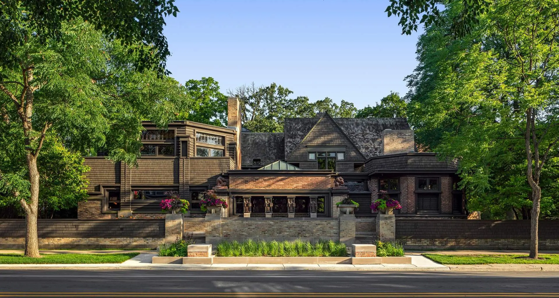 El exterior de una casa