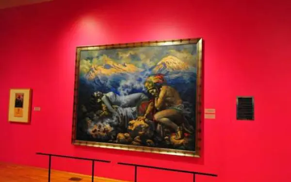 Un cuadro en el Museo Nacional de Arte Mexicano de Pilsen