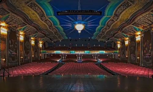 Interior de una sala de teatro