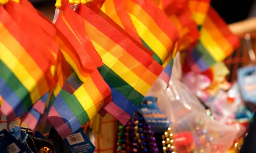 Banderas arco iris del Orgullo