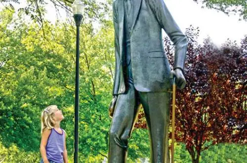 Estatua de un hombre