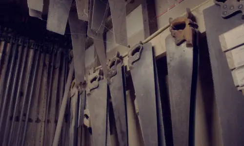 Sierras en David Stine Woodworking.