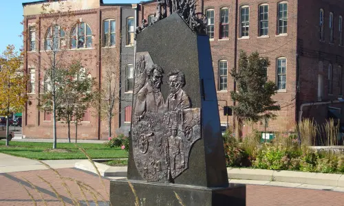 Estatua afroamericana en el parque preston jackson