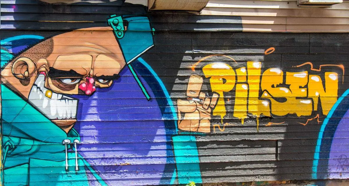 Mural callejero en Pilsen, Chicago