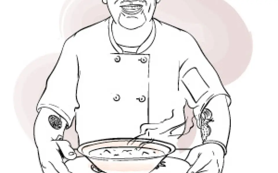 Dibujo del chef