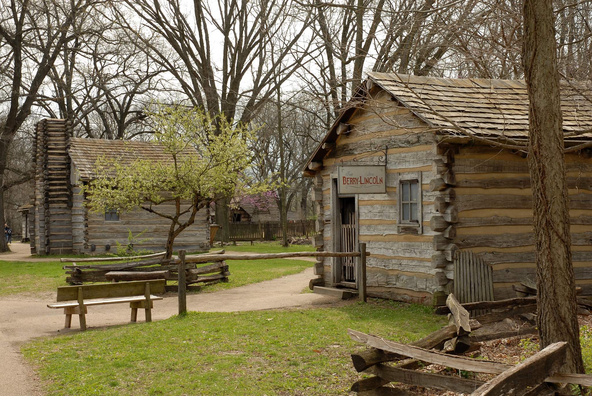 Berry Lincoln general store Lincoln's New Salem State Historic Site