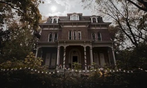 El exterior de una casa