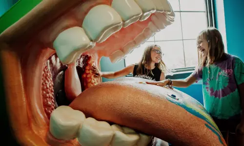 Boca gigante en el Museo Kidzeum