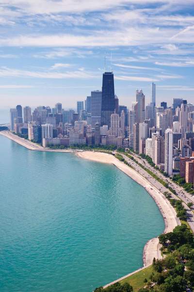 Vista aérea de Chicago