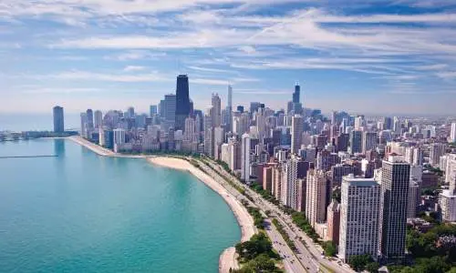 Vista aérea de Chicago