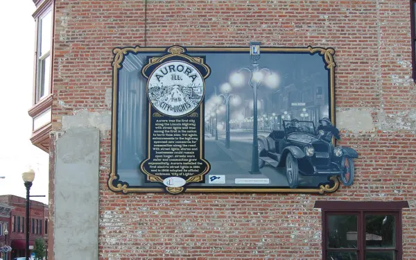 Mural de un edificio de ladrillos