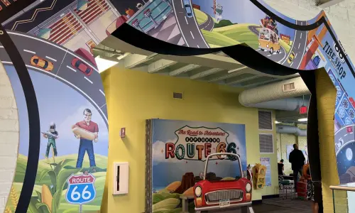 Explorando la Ruta 66 en The Kidzeum