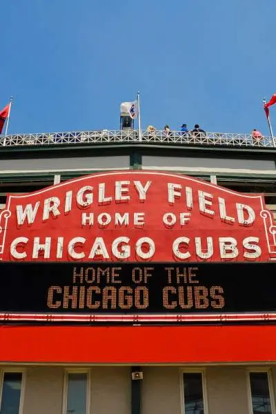 La marquesina del Wrigley Field