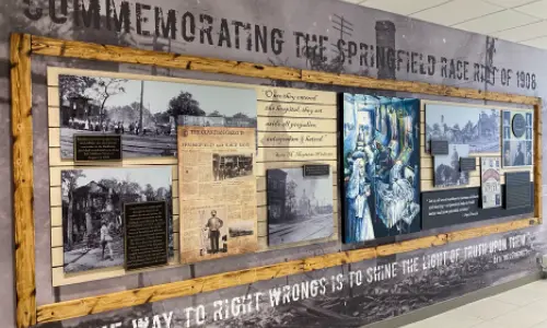 Mural de los disturbios raciales de Springfield