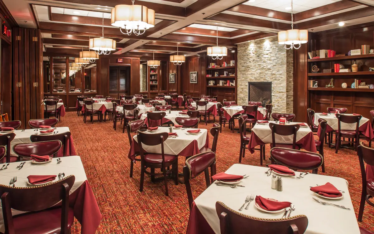 Dentro de un restaurante