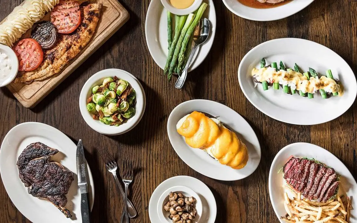 Productos alimenticios del menú